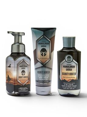 Bath & Body Works Mandalorian Grogu Bounty Hunter Grooming Collection Set Bundle